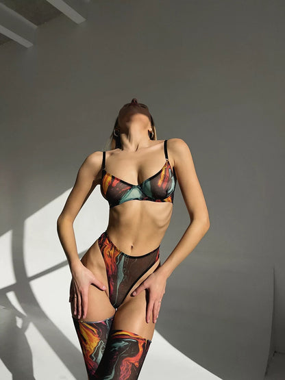 Pack Premium de Lencería: Sensualidad + Tie-Dye Único